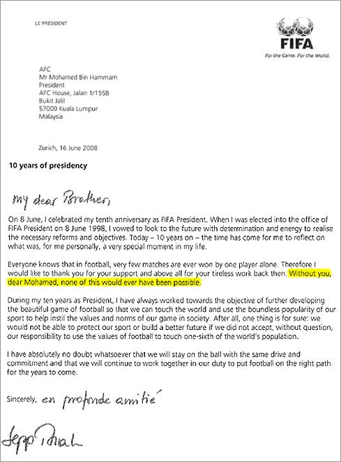 Mohammed_Bin_Hammam_letter_from_Sepp_Blatter