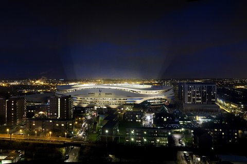 Northumberland_Park_Development_at_night