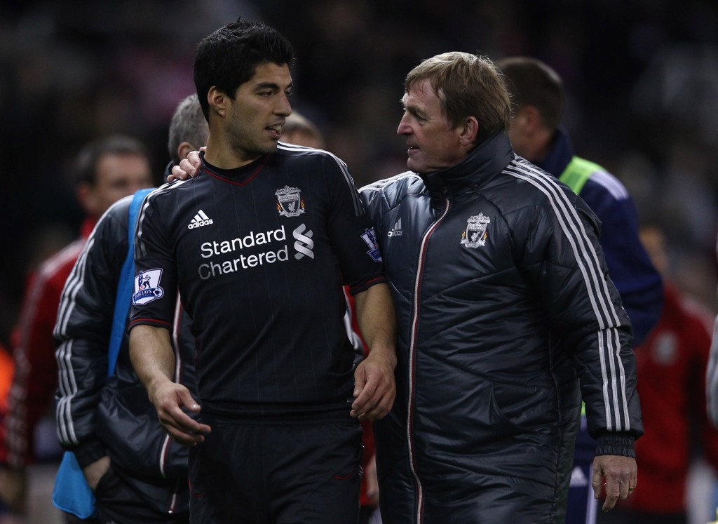 luis suarez_and_Kenny_Dalglish_05-01-12