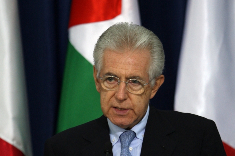 Prime Minister Mario Monti Suggests Three Year Veto On Italian Football   Mario Monti 30 05 12 