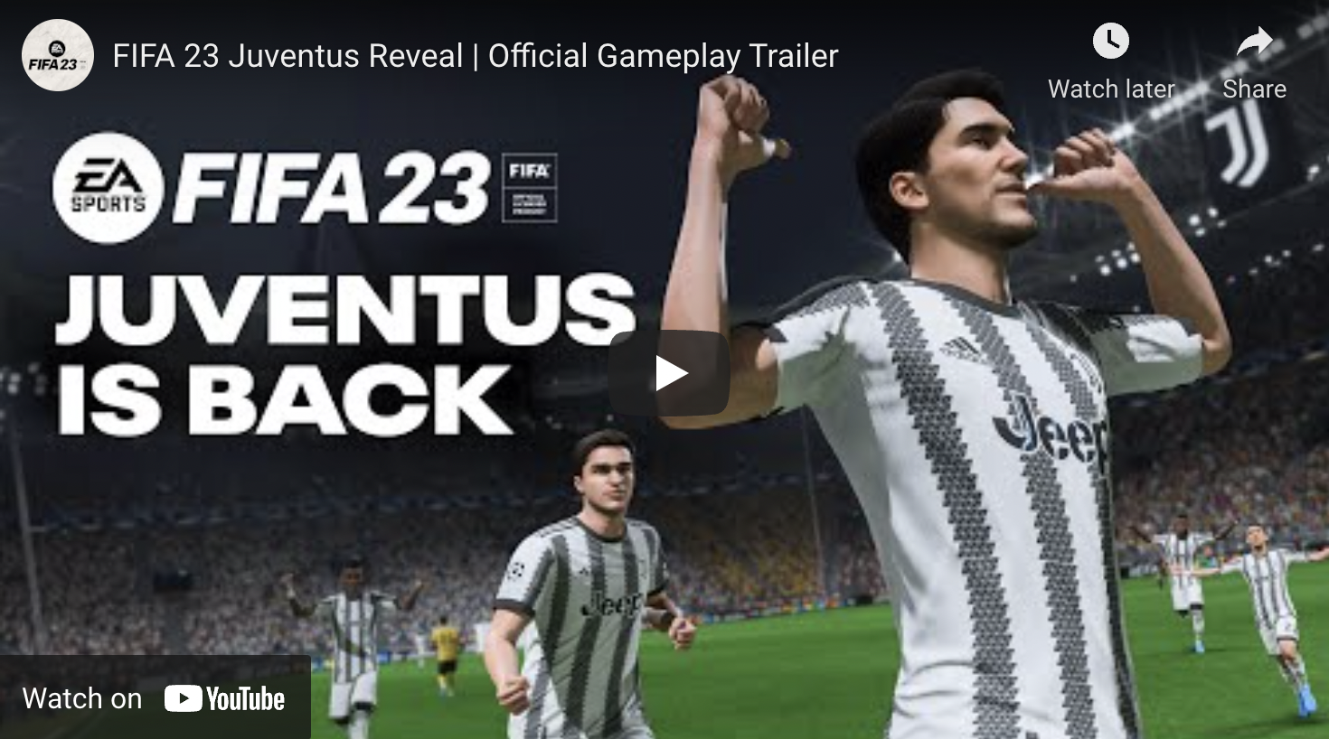 EA Sports signs multi-year deal with Juventus as FIFA franchise draws to a close