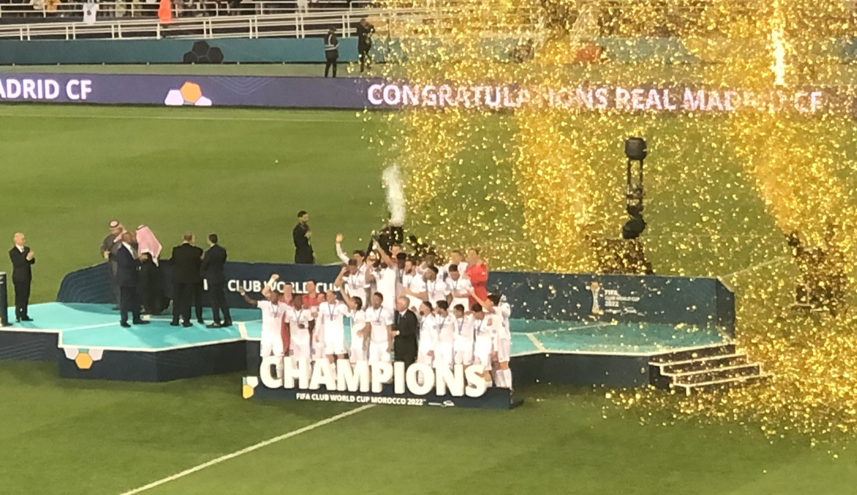 «Реал Мадрид» в пятый раз выиграл CWC в финале голфеста в Марокко