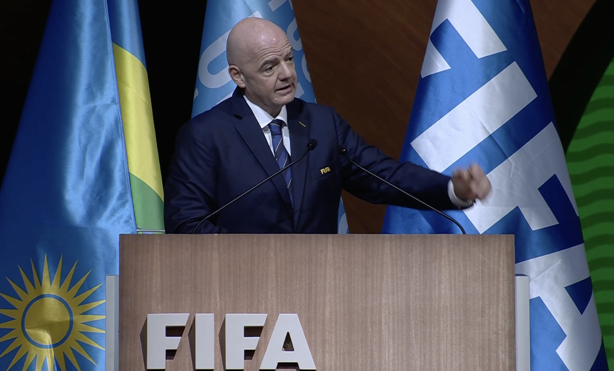 Infantino re-elected FIFA president unopposed, promising greater revenues